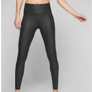 Athleta Black High Rise Shine Chaturanga Tight, size small